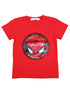 Unisex Kids Red Flip Sequins Spiderman Captain America T-Shirt 18M-8 - SophiasStyle.com